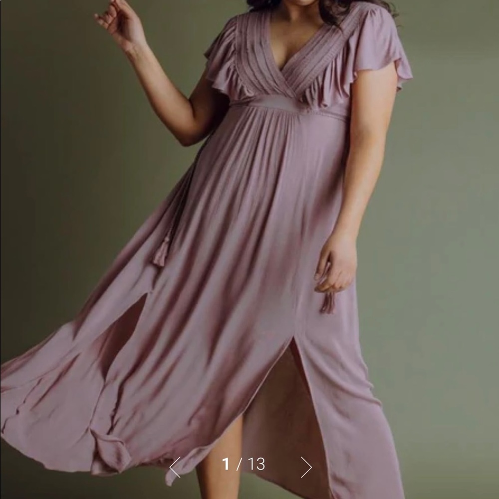 Baltic Born Jennifer Deep V Maxi Dress